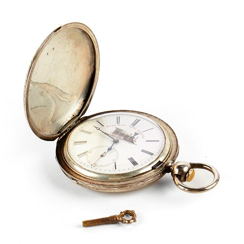Large Railway Time Keeper Pocket Watch Locle Suisse
