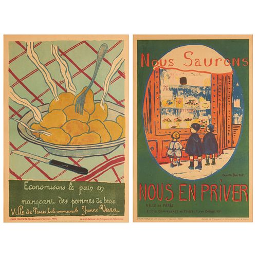 Grp: 2 French WWI Conservation Posters