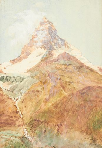 Peter Teigen Mountain Watercolor