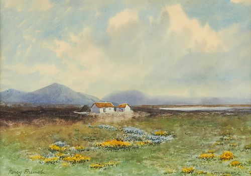 Percy French "Connemara" Watercolor