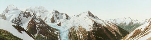 William Henry Jackson "Mt. Fox & Mt. Dawson" Photochrome
