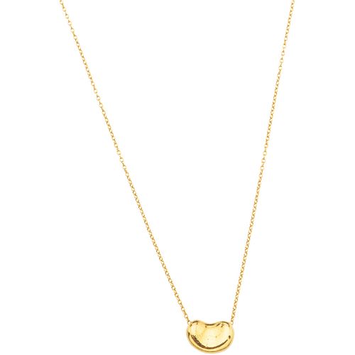 CHOKER AND PENDANT IN 18K YELLOW GOLD Length: 18.8" (48.0 cm) Weight: 2.6 g