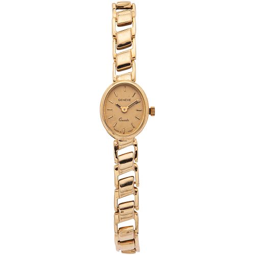 GENEVE LADY WATCH IN 14K YELLOW GOLD Movement: quartz (it has no battery). Weight: 27.3 g