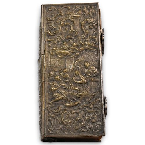17th Cent. Silver Bronze Monastery Book