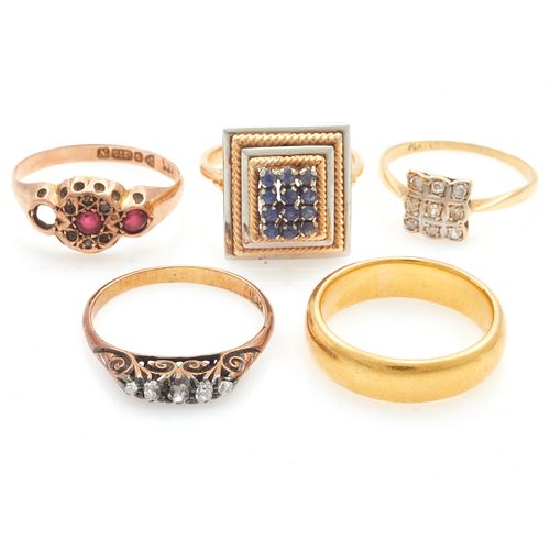 Collection of Victorian and Vintage Rings