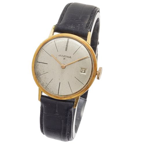 Gent's Juvenia Slimatic 18k Yellow Gold Wristwatch sold at auction on ...