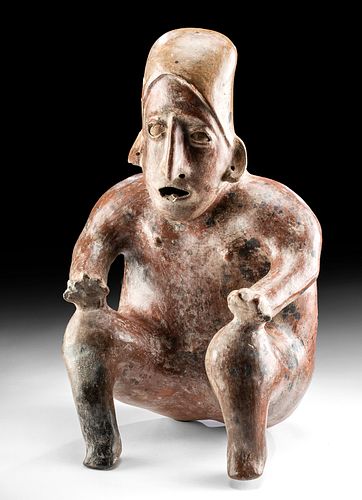Published Jalisco Pottery Seated Male Figure