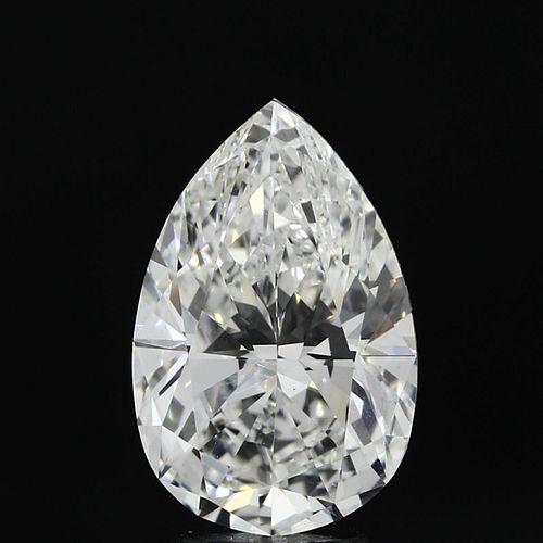 4.02 ct., H/VS1, Pear cut diamond, unmounted, PP7957