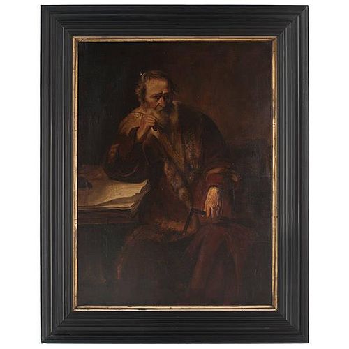 Portrait of a Seated Man in the Manner of Rembrandt 