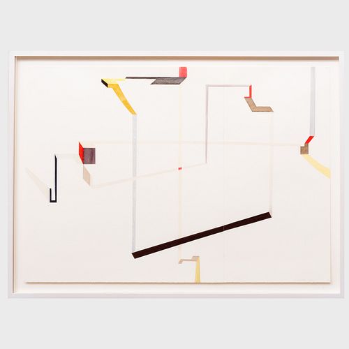 Victoria Haven (b. 1964): Expanding Tape Drawing # 8