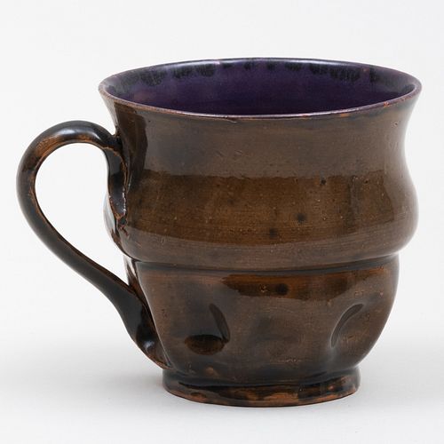 George E. Ohr Glazed Pottery Mug