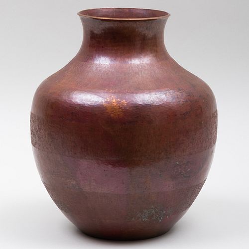 AbdÃ³n Punzo Ãngel Hammered Copper Vase