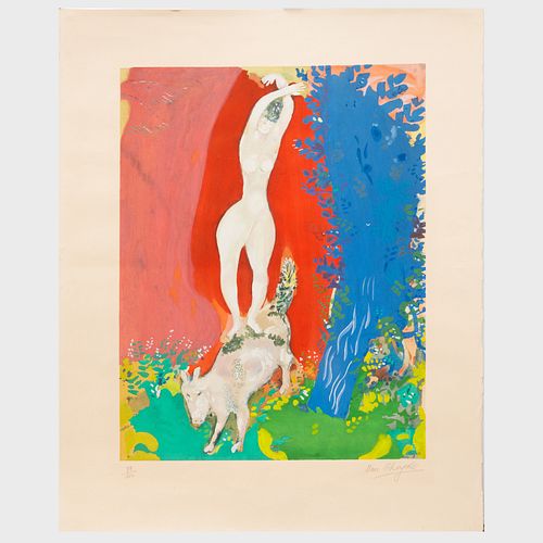 After Marc Chagall (1887-1985): Femme de Cirque