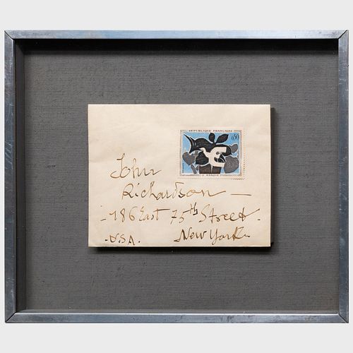 After Georges Braque (1882-1963): Postage Stamp of The Messenger