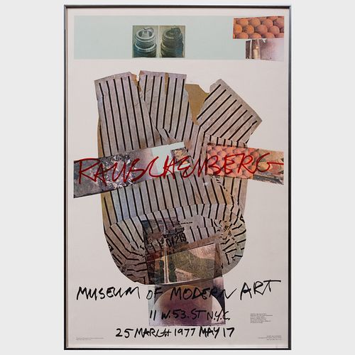 After Robert Rauschenberg (1925-2008): Museum of Modern Art Exhibition Poster