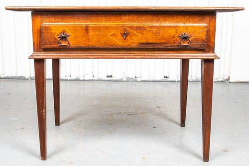 Italian Neoclassical Walnut Table or Desk