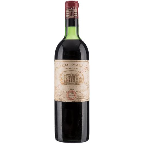 Château Margaux. Cosecha 1964. Grand Vin.  Premier Grand Cru Classé. Margaux. Nivel: en el hombro superior.