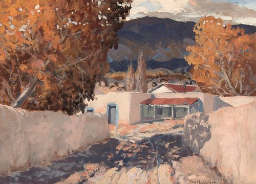 Carl Von Hassler, Untitled (Canyon Road, Santa Fe)