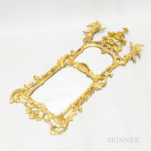 Chippendale-style Gilt Mirror
