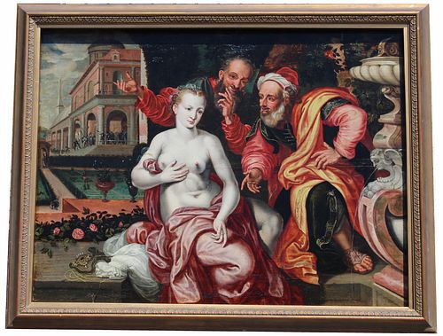 16th C. Flemish "Susanna and the Elders"