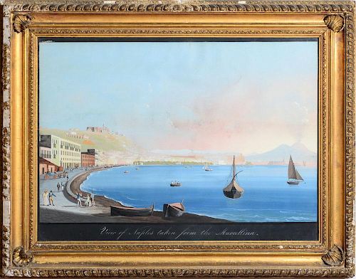 EUROPEAN SCHOOL: VIEW OF NAPLES TAKEN FROM THE MARCELLINA