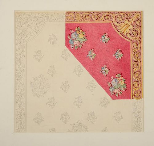 T. BANTING OR BANTING & SONS (act. c. 1813-1851): CARPET DESIGN (22 PALL MALL)