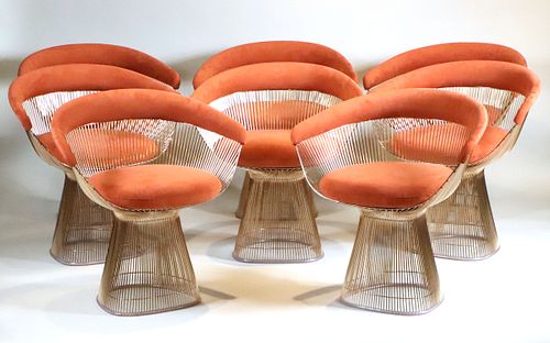 Eight Warren Platner for Knoll Dining Chairs