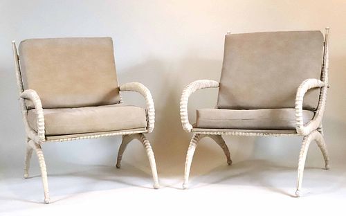 Pair of Arthur Court Lounge Chairs