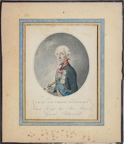 AFTER JOSEPH KREUTZINGER (1757-1829): GRAF SOUVOROW - RIMINSKY