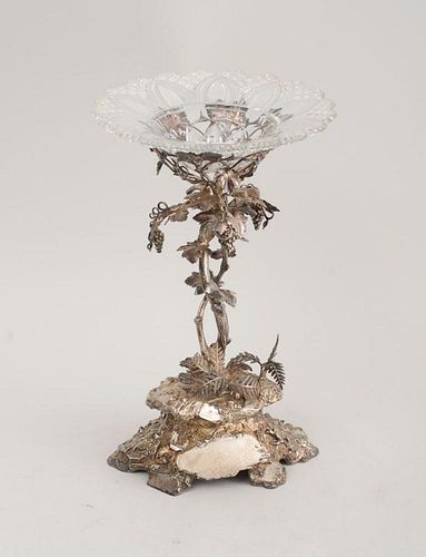 VICTORIAN SILVER-PLATED CENTERPIECE