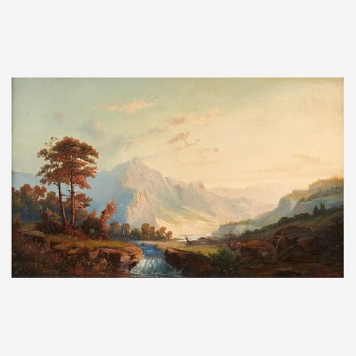 Robert Swain Gifford (American, 1840–1905) Mountain Stream