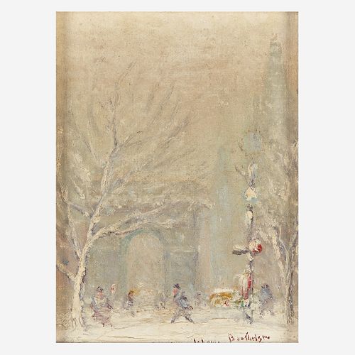 Johann Berthelsen (American, 1883-1972) Washington Square