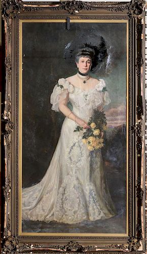 FRÉDÉRIC MARIE VERMORCKEN (1860-1946): PORTRAIT OF EMILY WILLIAMSON