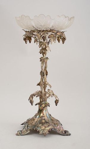 VICTORIAN SILVER-PLATED CENTERPIECE