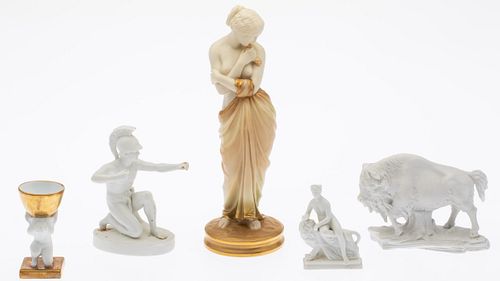 5 Classical Ceramic Figurines