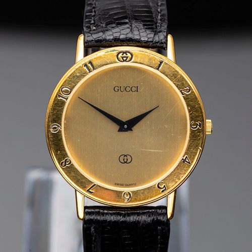 18K Gold Electroplated Gucci Watch