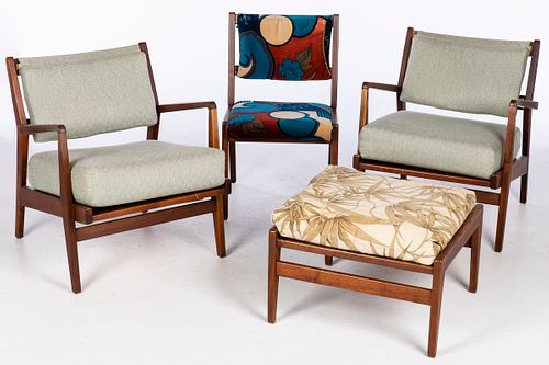 Group of Jens Risom Seating Furniture