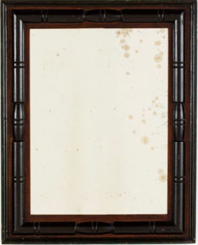 American Small Painted Mirror, 19th C