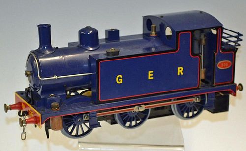 G Gauge Live Steam 0-6-0 Tank Locomotive in Blue livery Eastern Railway Numbered 335 in great unfire