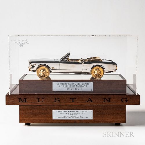 25th Anniversary 1/8 Scale Model of a 1965 Ford Mustang