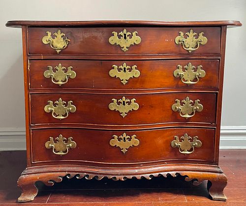 The Jonathan Hunt Chippendale Cherrywood Chest of Drawers