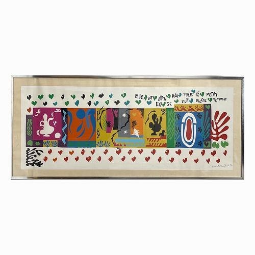 Henri Matisse (French,1869–1954), Signed Poster