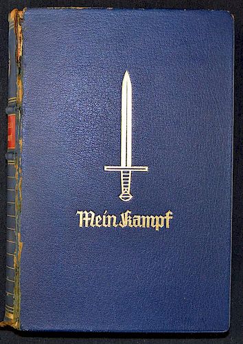 WWII Rare Adolf Hitler 50th Birthday Edition of Mein Kampf Book the rare edition produced in 1939 fo