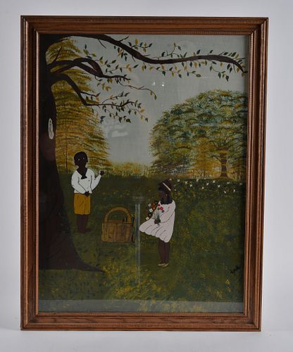 Anita Goode painting on canvas