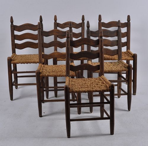 Louise Hunter African American made short chairs (6)
