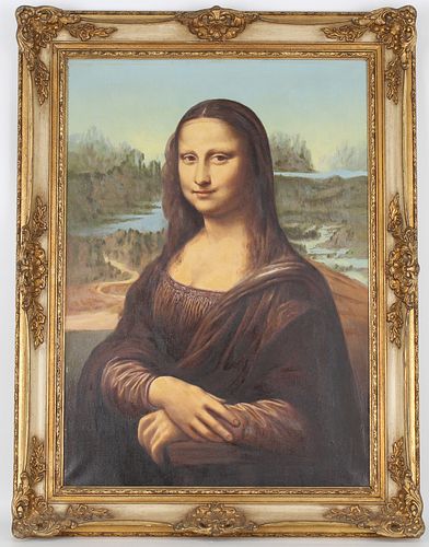 After Mona Lisa, Decorative Oil Painting