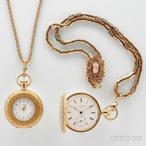 Two 18kt Gold Lady's Watches