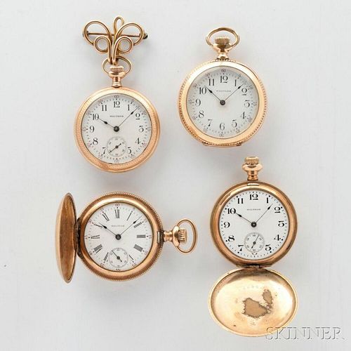 Four Waltham Gold-filled Ladies Watches