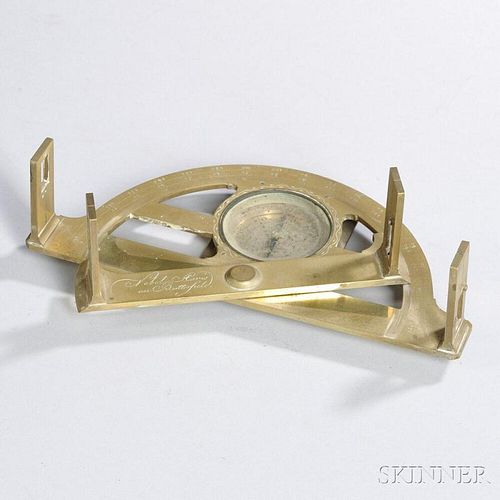 Lacquered Brass Graphometer