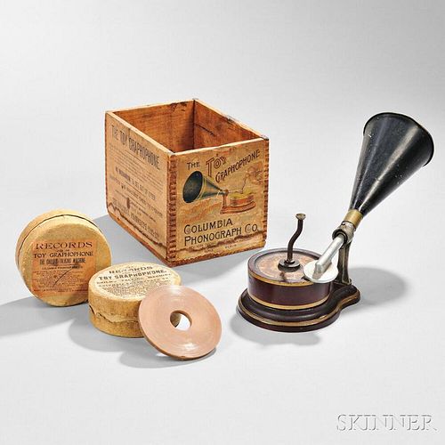 Columbia Phonograph "The Toy Graphophone,"